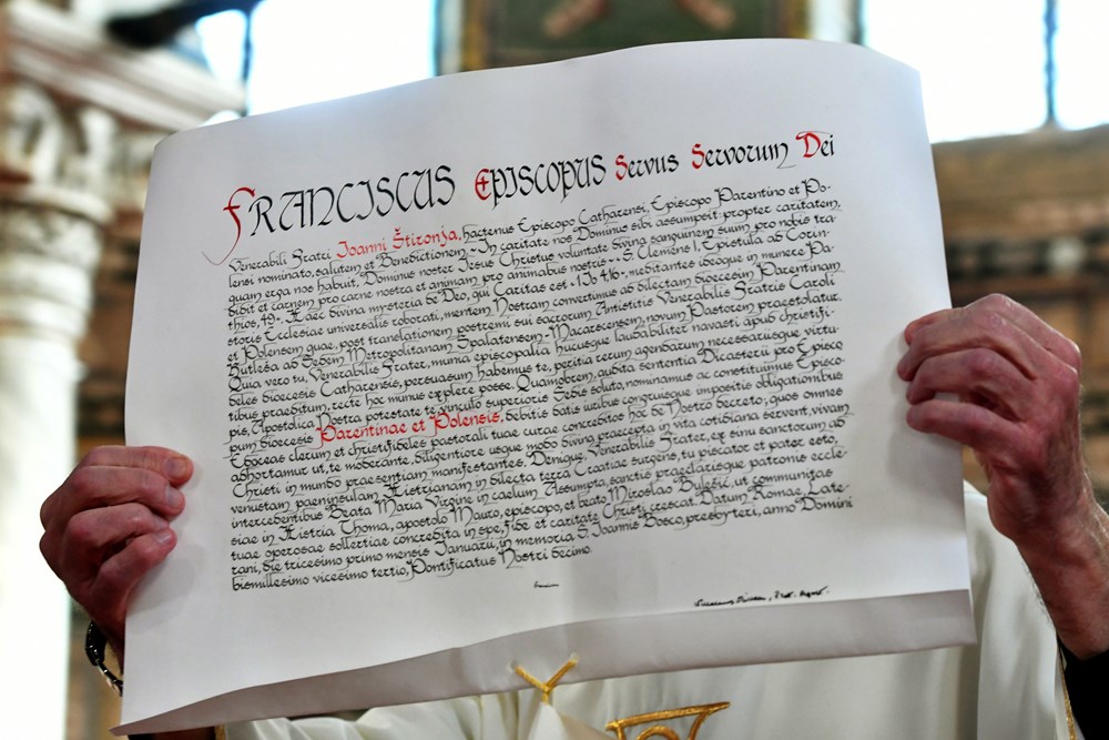 Uvođenje u službu biskupa Porečke i Pulske biskupije mons. Ivana Štironje (snimio Milivoj MIJOŠEK)